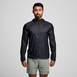 Saucony Peregrine Packaway Jacket Svarta | 23967-NJOP