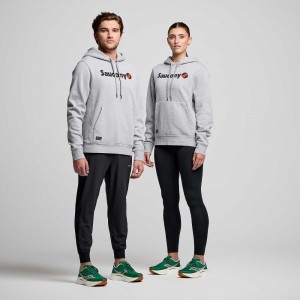 Saucony Recovery Hoody Ljusgrå | 69052-KNXW