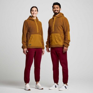 Saucony Recovery Sherpa Pullover Bruna | 86725-JQZD